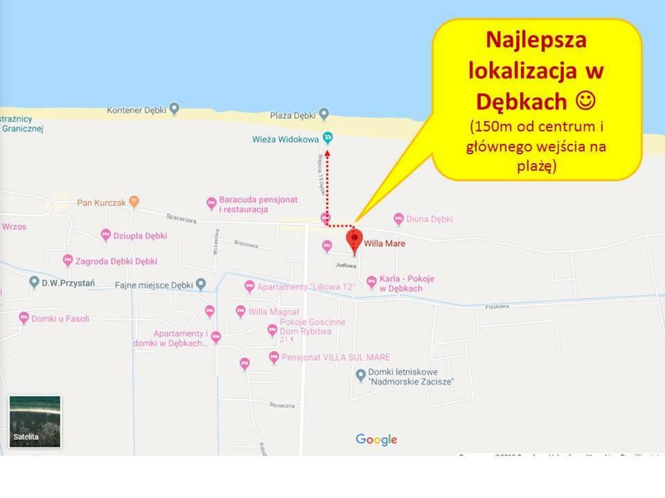 Willa Mare Dębki Buitenkant foto